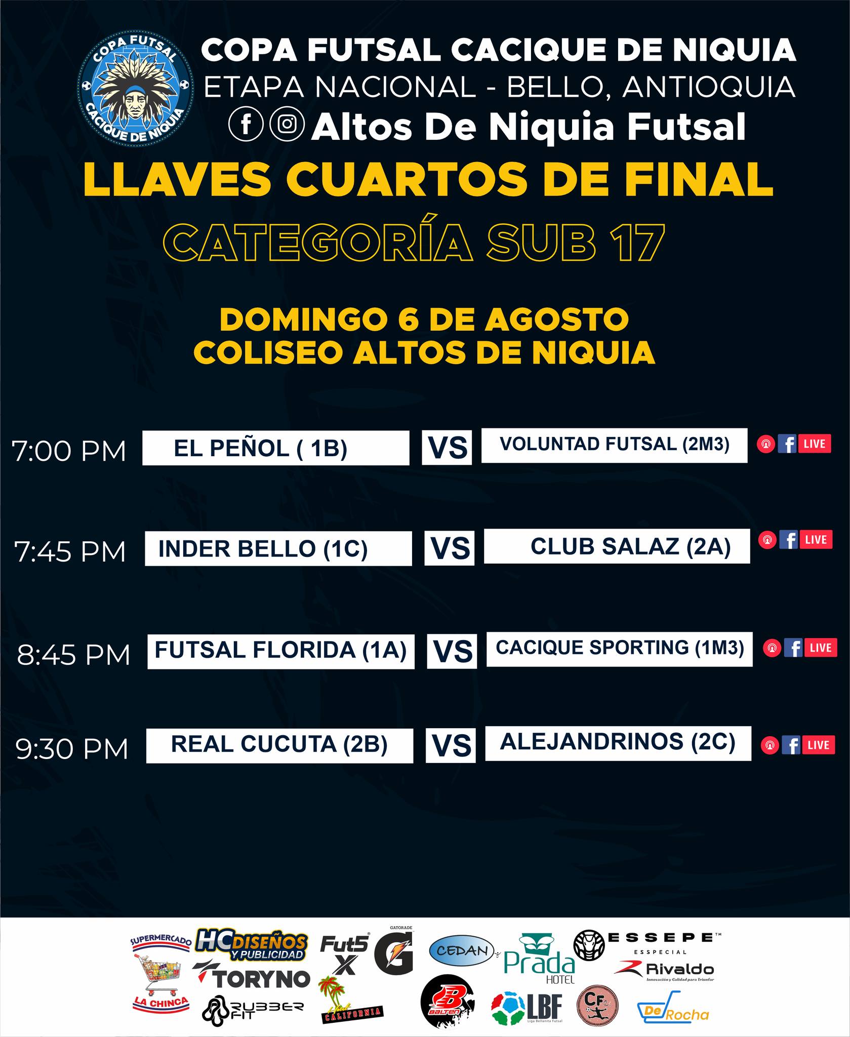 Cuartos de final de la copa cacique